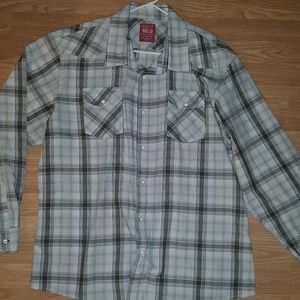 Men's 2xl wrangler snap front